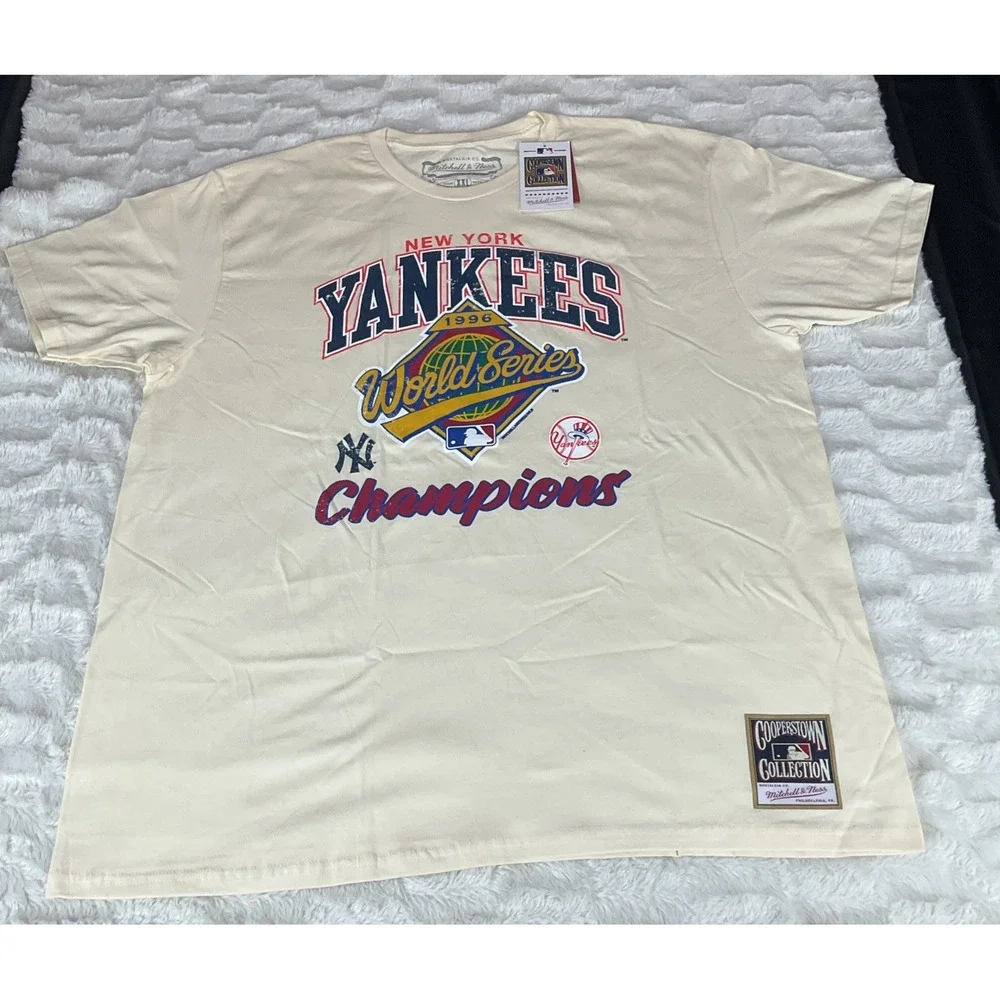 Mitchell Ness New York Yankees 1996 World Series Champions Short Sleeve Shirt